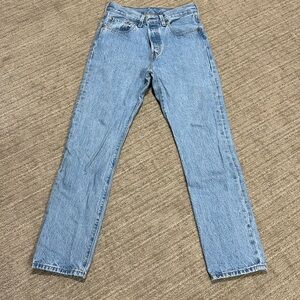 Levi’s 501 preshrunk jeans.